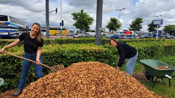 Medewerkers van Klimaatroute zetten zich in voor Amstergaard
