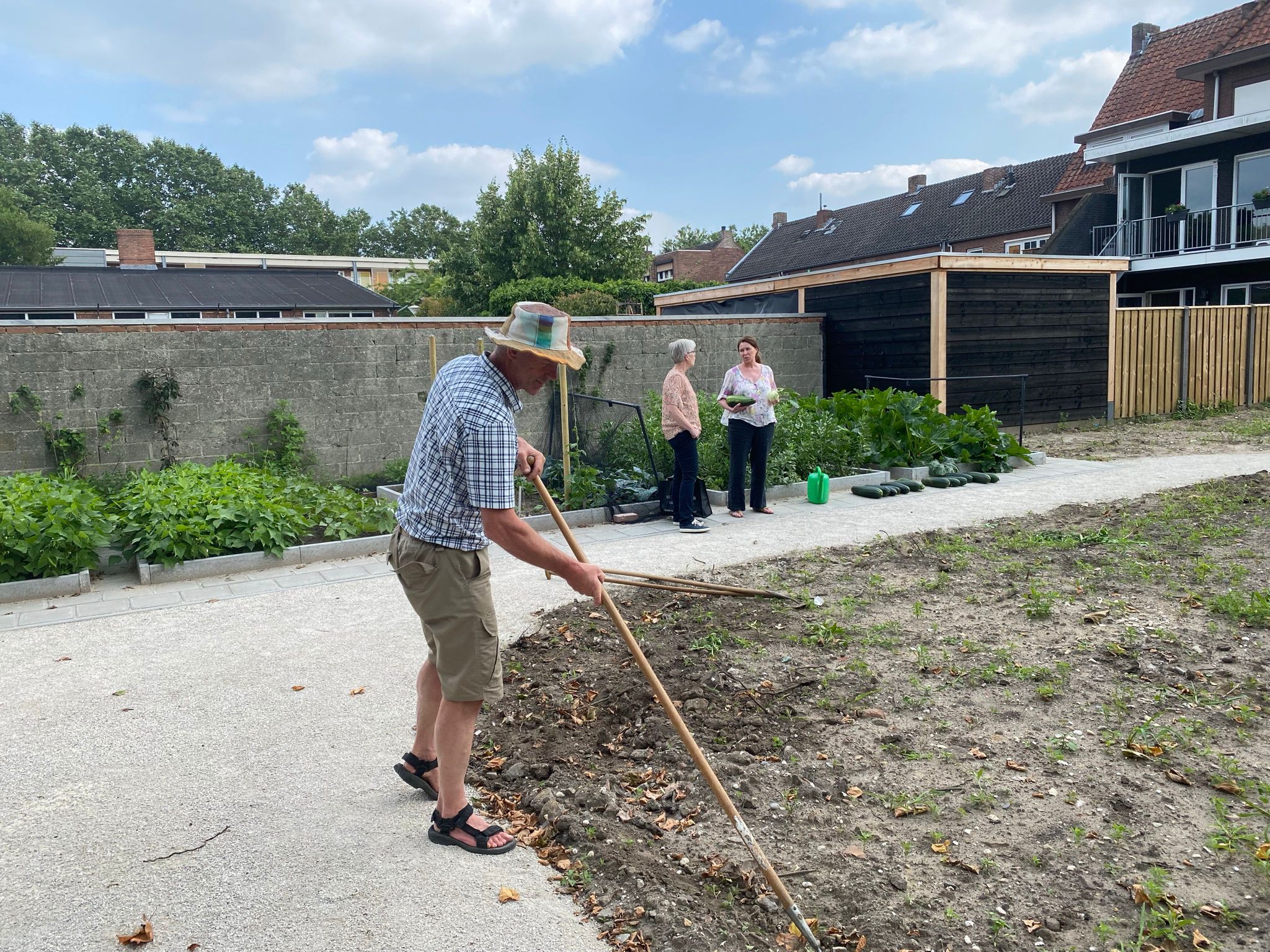 Vrijwilliger voor de ecologische stadstuin