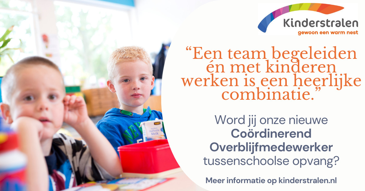 Coördinerend Overblijfmedewerker op een basisschool in Voorburg gezocht!