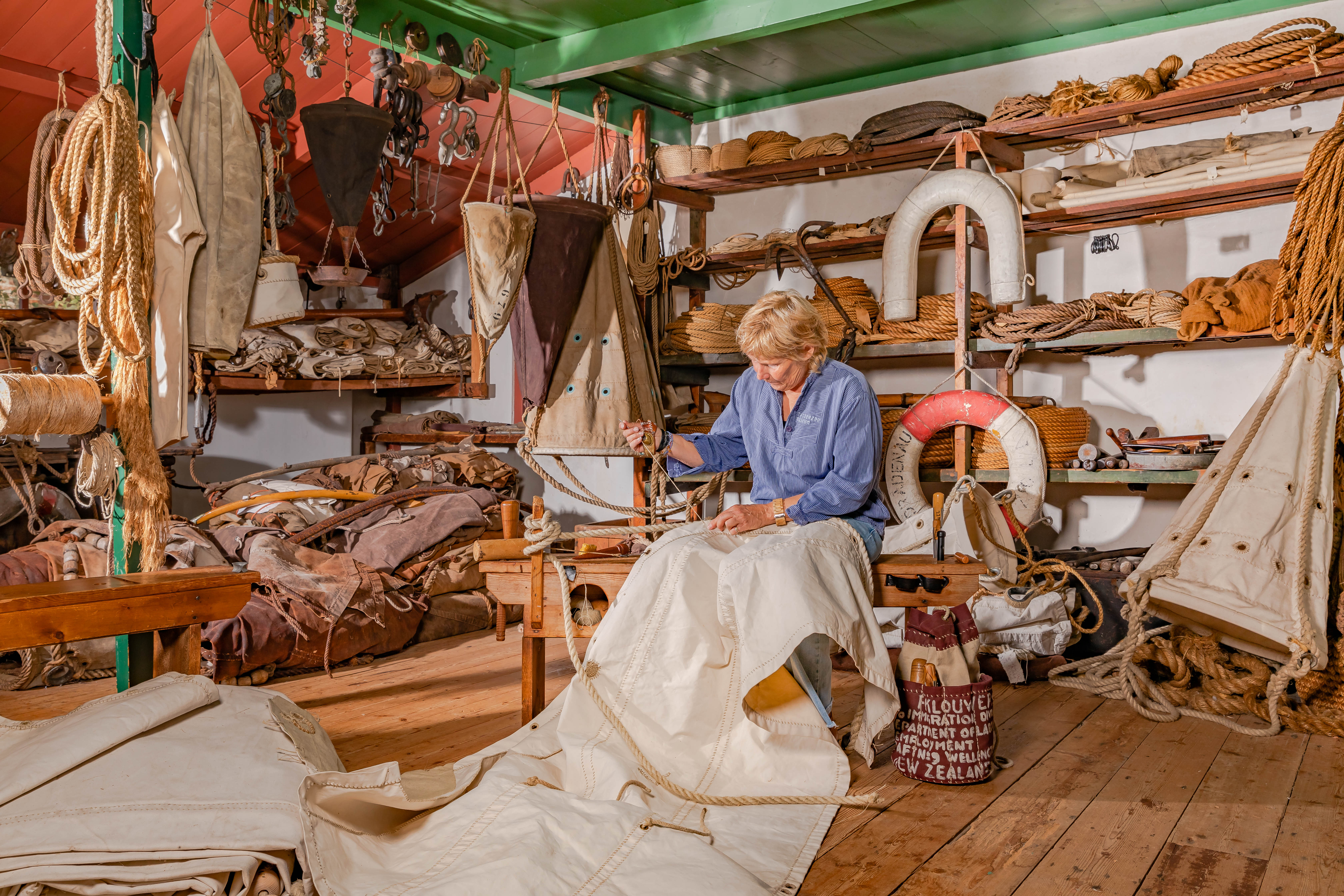 Vrijwilliger Zeilmakerij