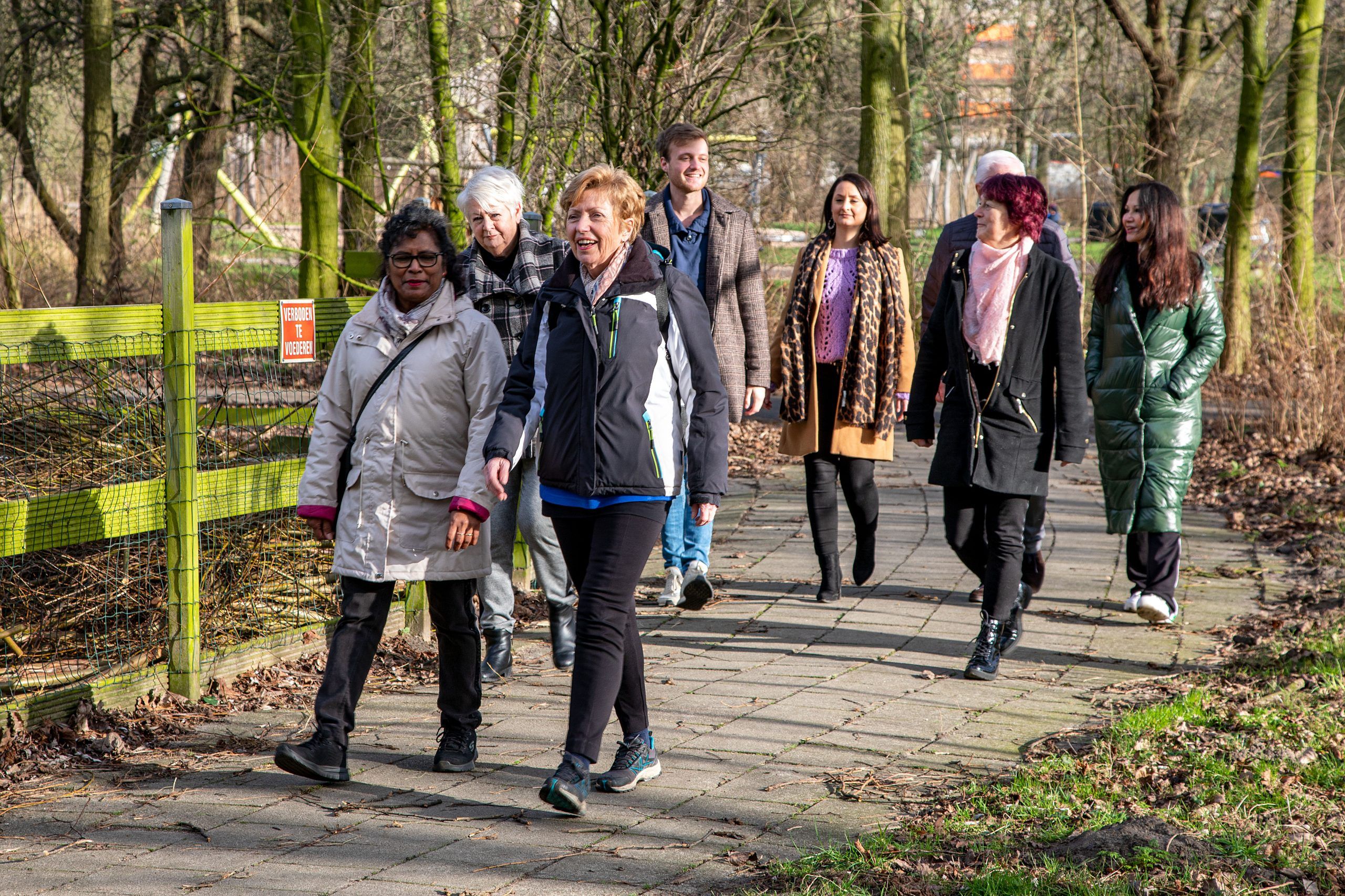Wandelaars voor Wandelgroep Kortenbos