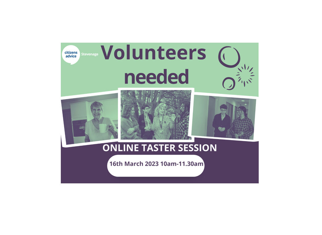 Volunteer Taster Session