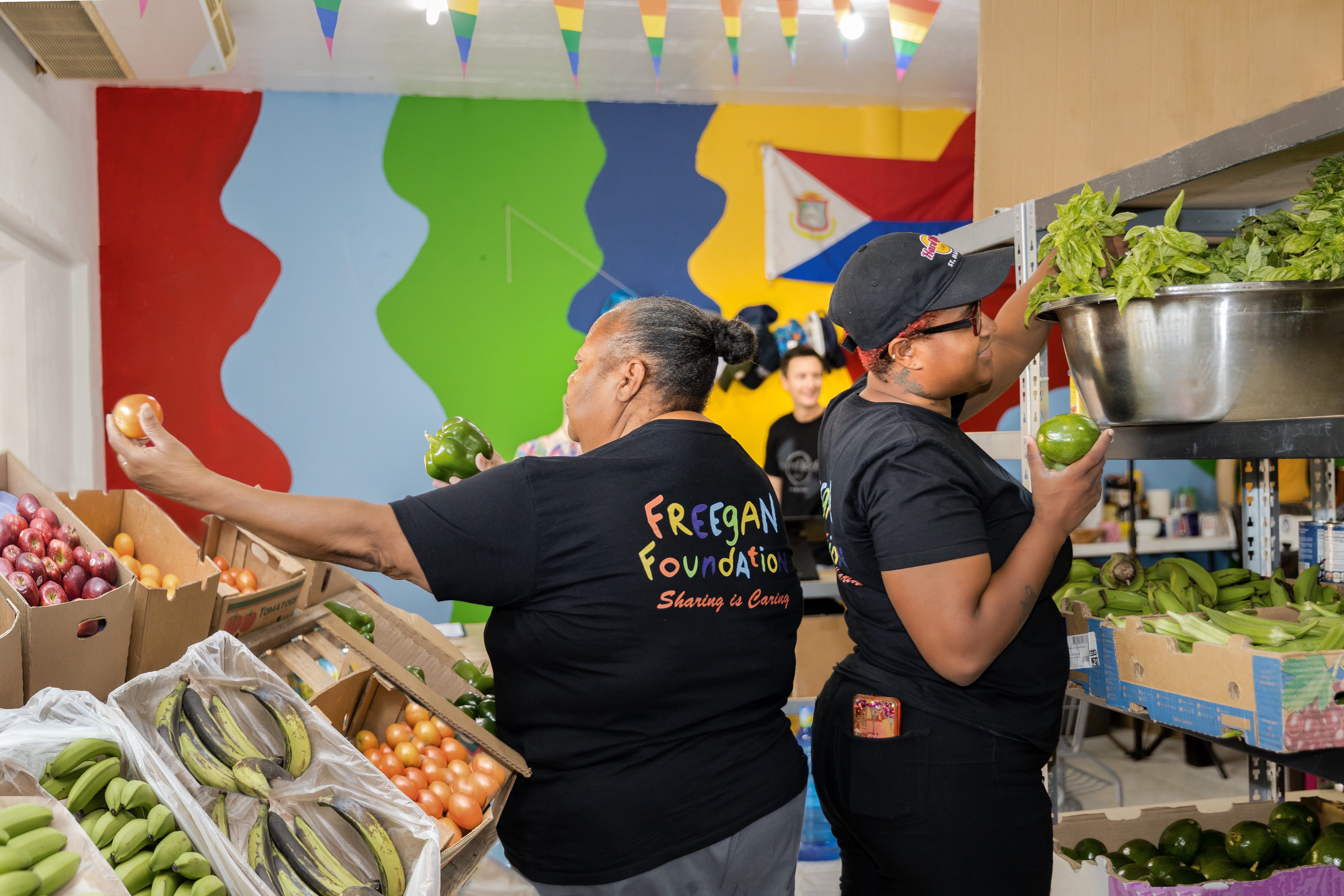 Intake session for new beneficiaries food bank