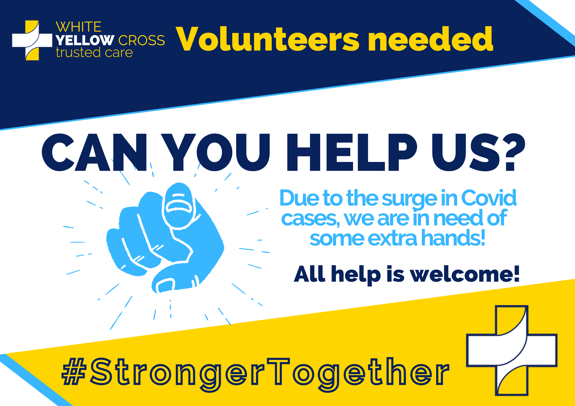 Nursing & Care Support Volunteers needed