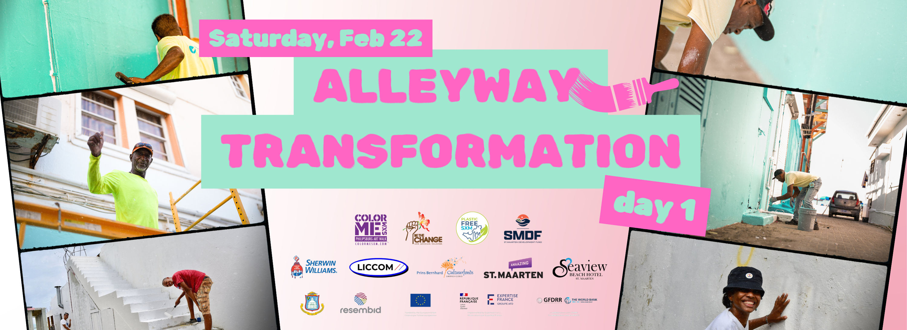 Alleyway Transformation | Painting | Volunteer Day 1