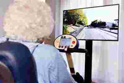 Virtueel fietsen samen onze bewoners!