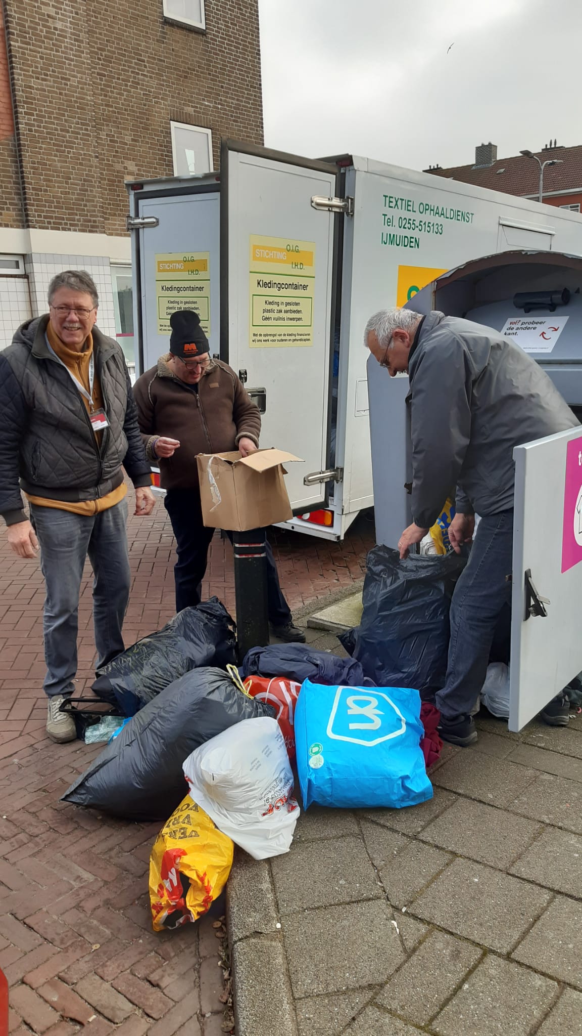 Textile collection service coordinator