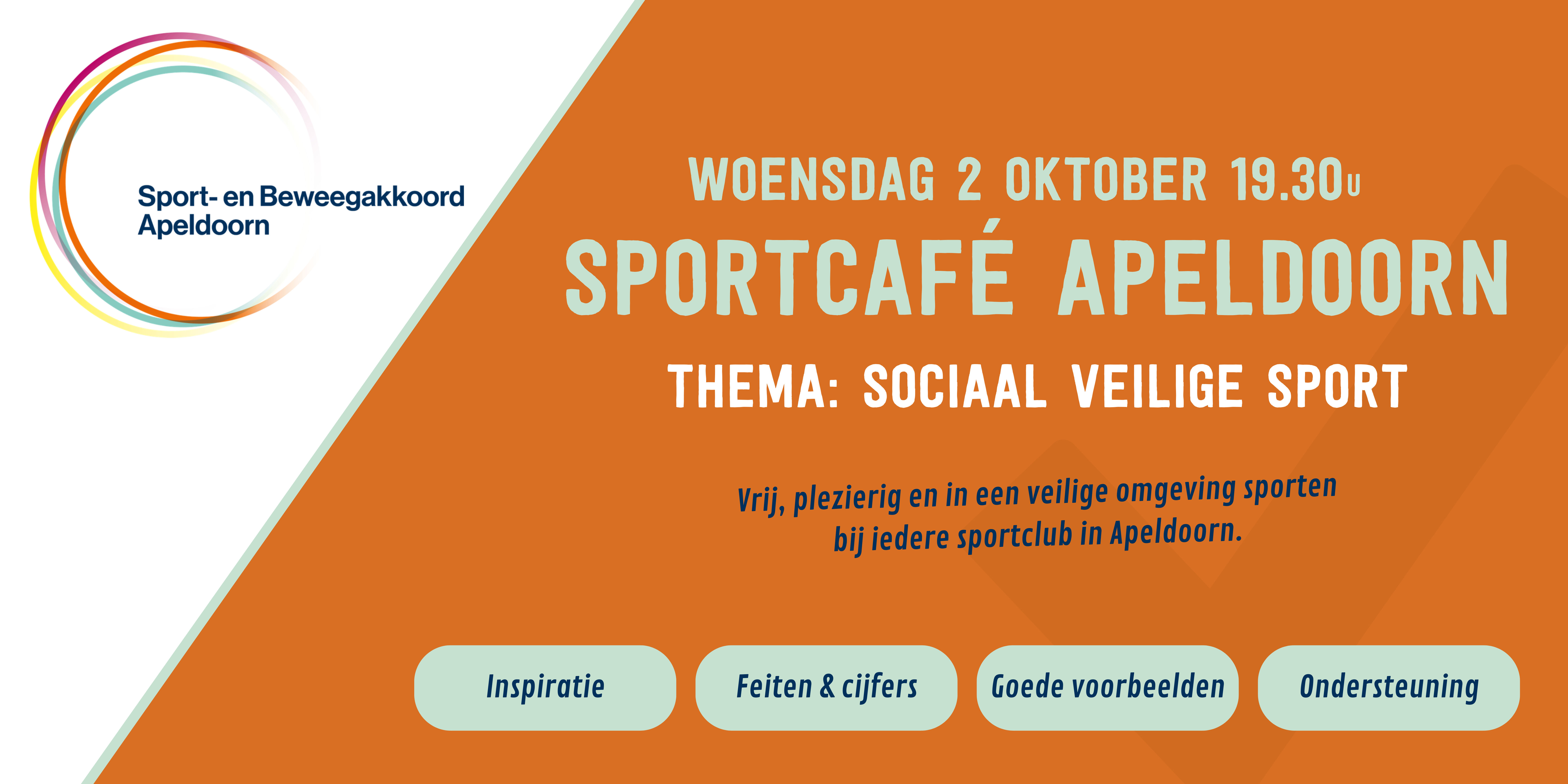 Sportcafé Apeldoorn thema Sociaal veilige sport