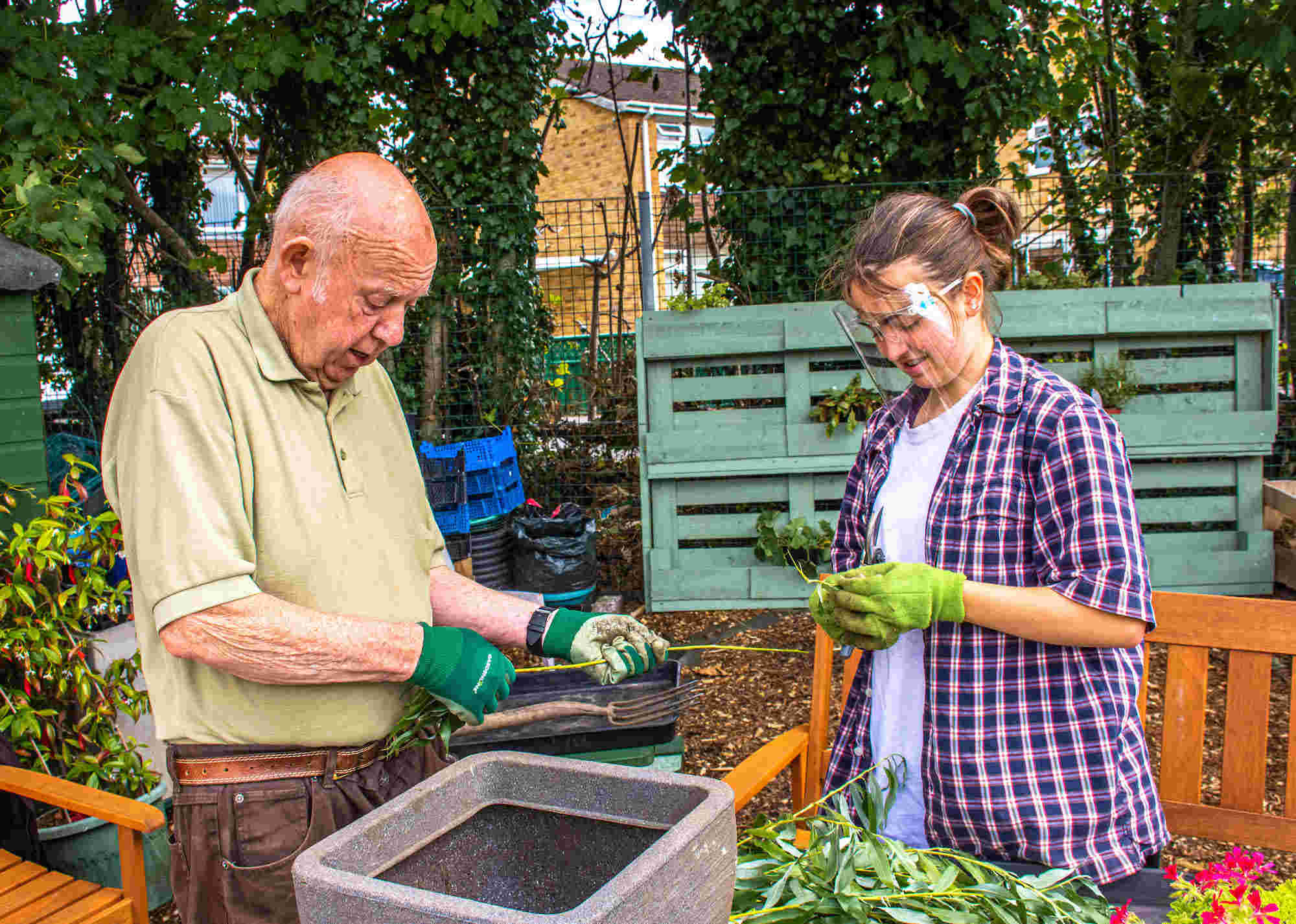Support our community gardening projects and spark joy