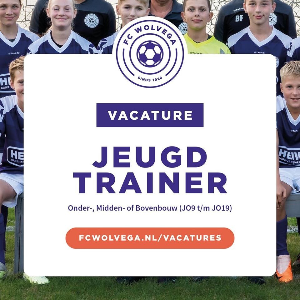 Jeugdtrainers gezocht bij FC Wolvega