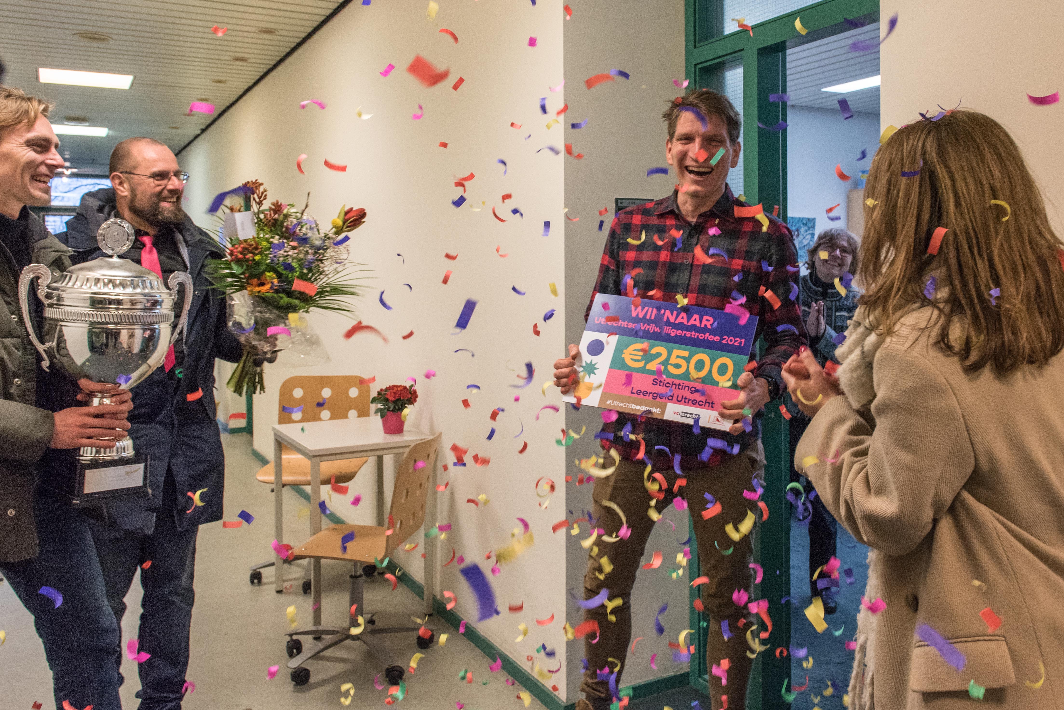 Winnaar Utrechtse vrijwilligerstrofee 2021: leergeld Utrecht