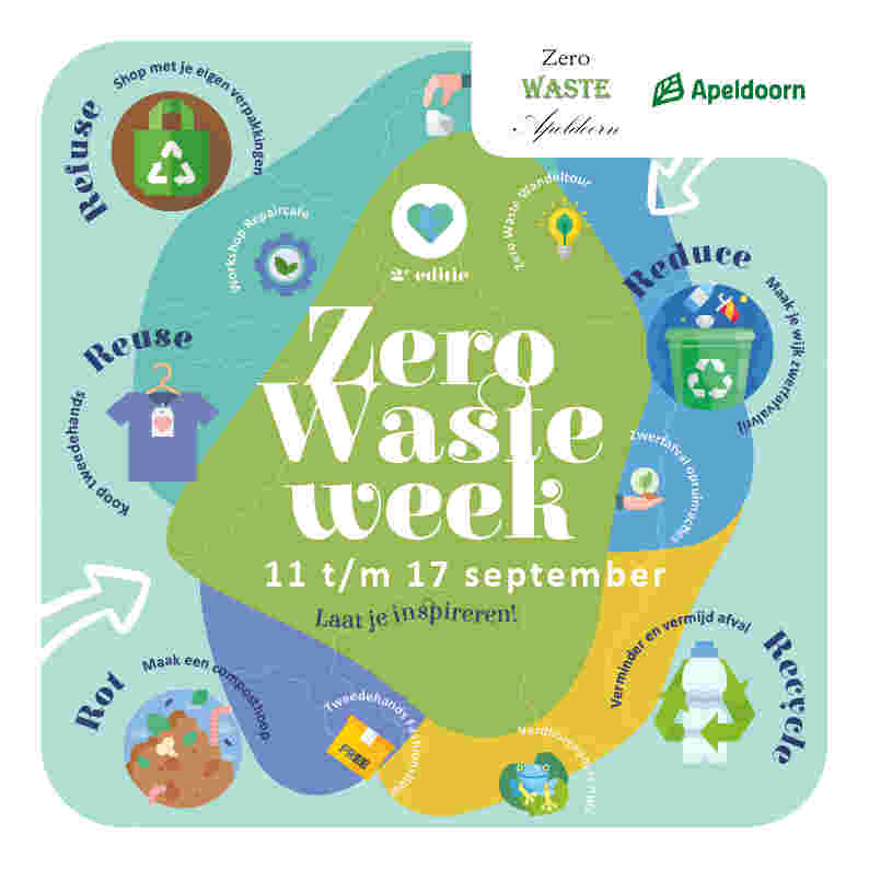 Kom ons team versterken tijdens de OPENINGSDAG van de Zero Waste Week Apeldoorn