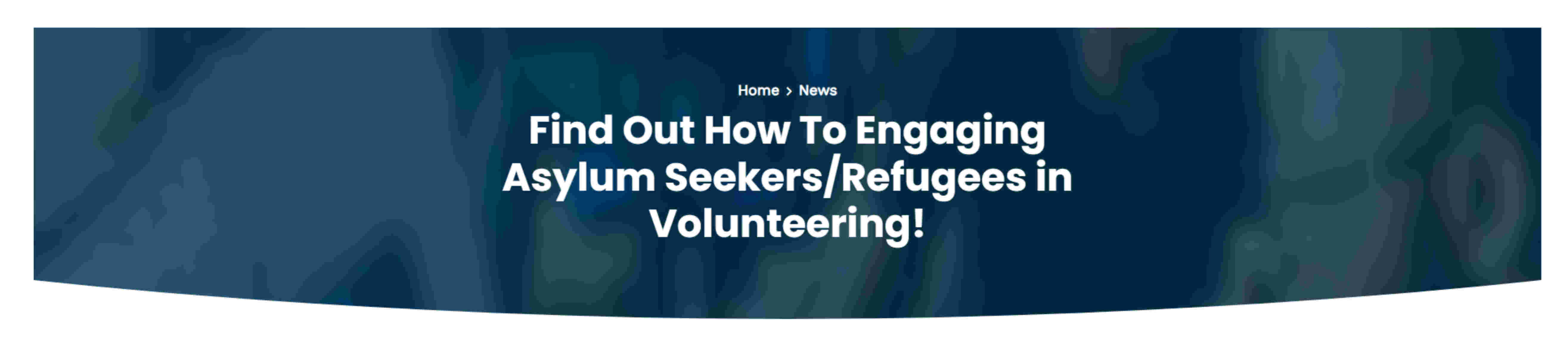 Engaging Asylum Seekers/Refugees in Volunteering Workshop