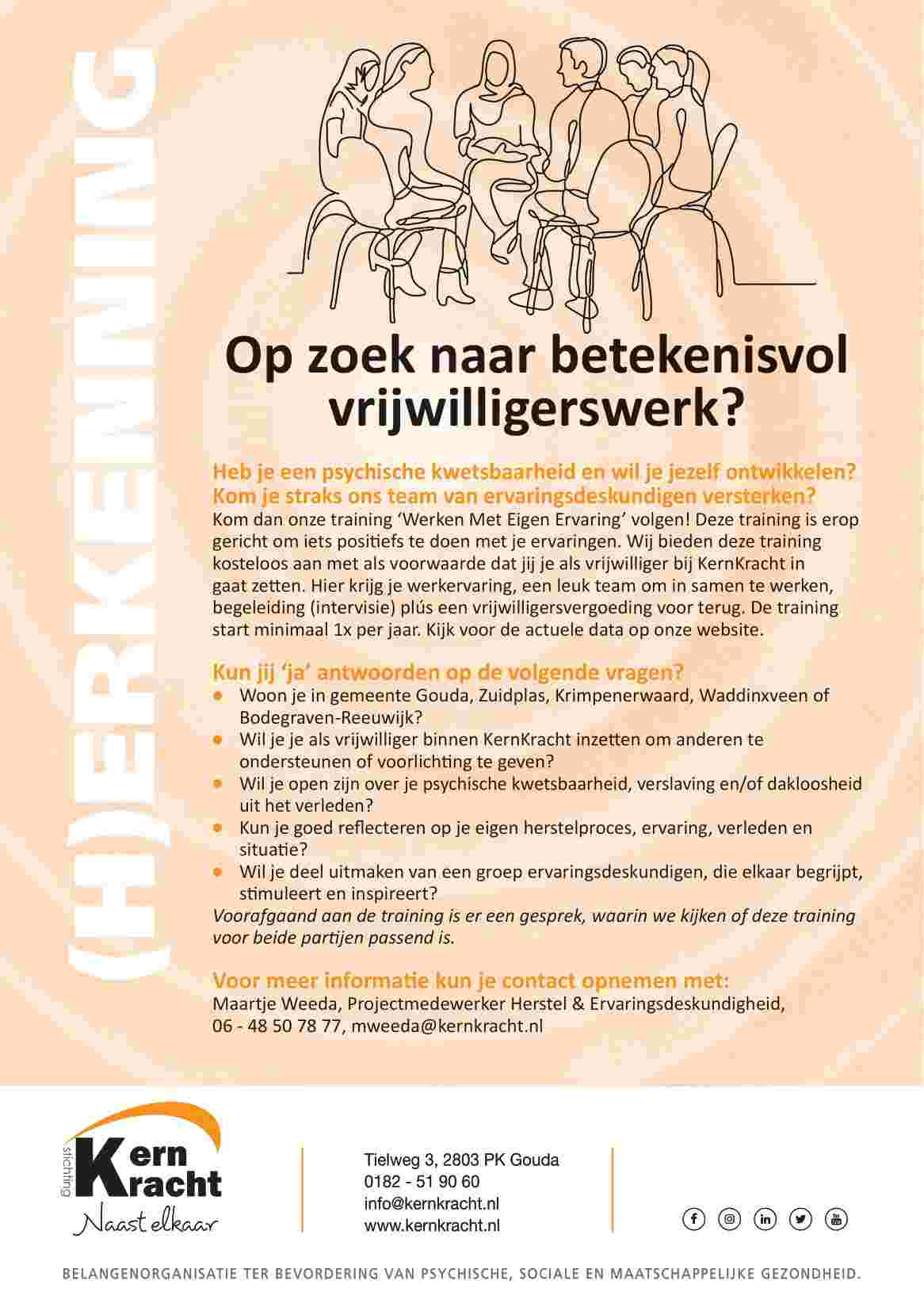 Training Werken met eigen ervaring