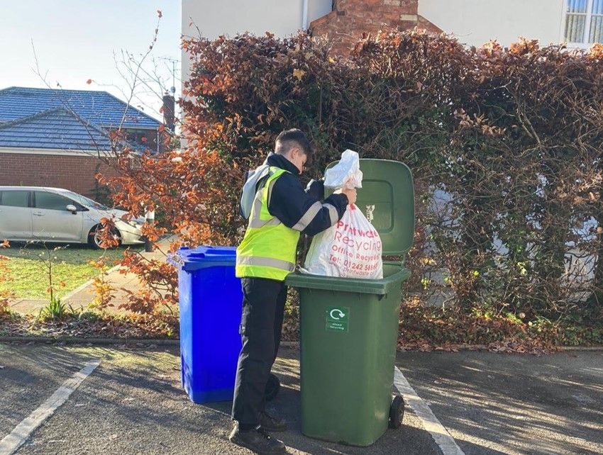 Help recycle Christmas cards