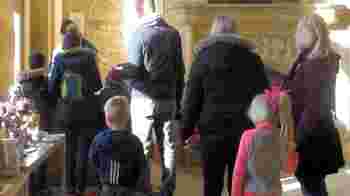 Reception and ticket desk volunteers