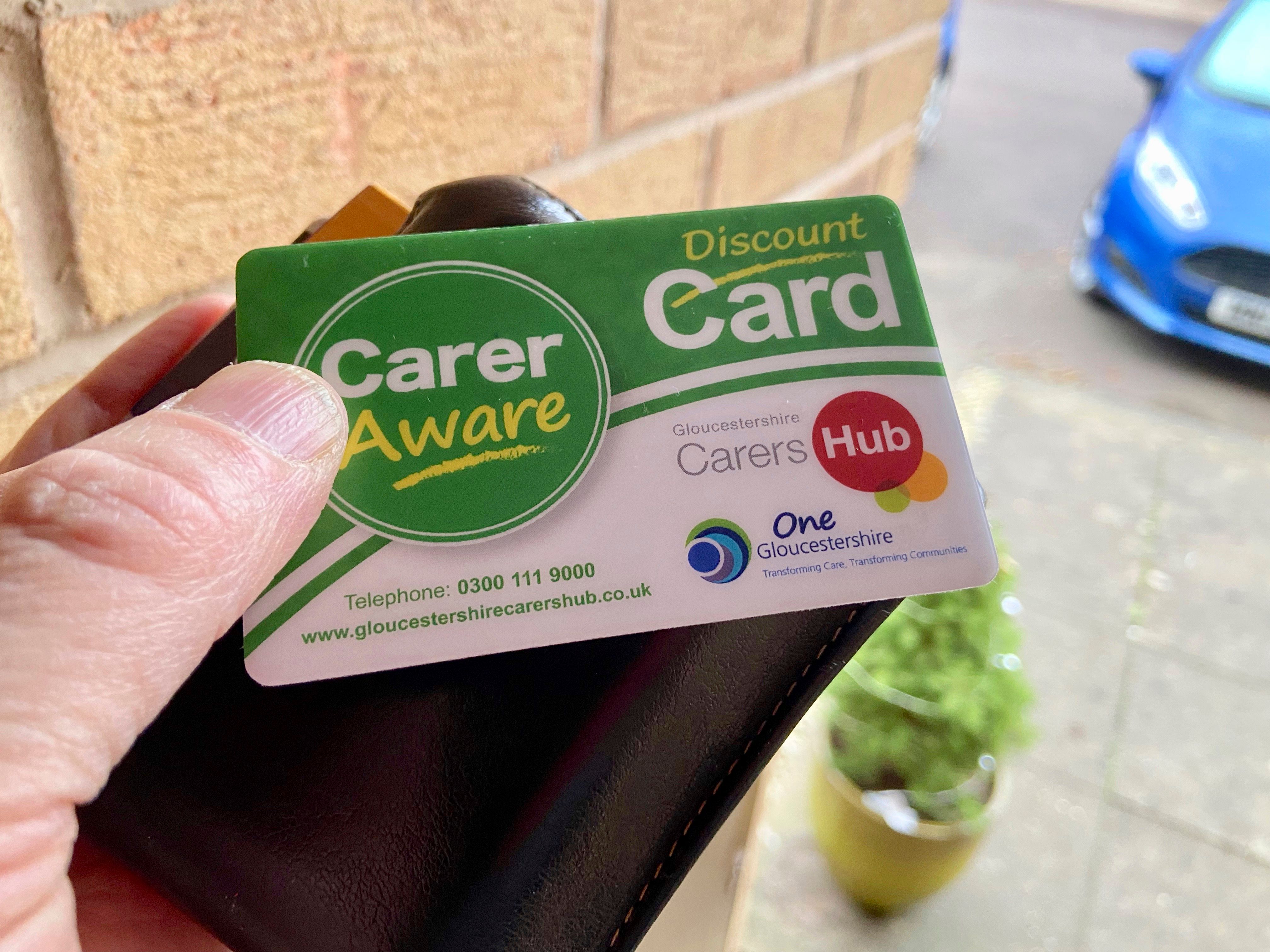 Carer aware champion (discount card)