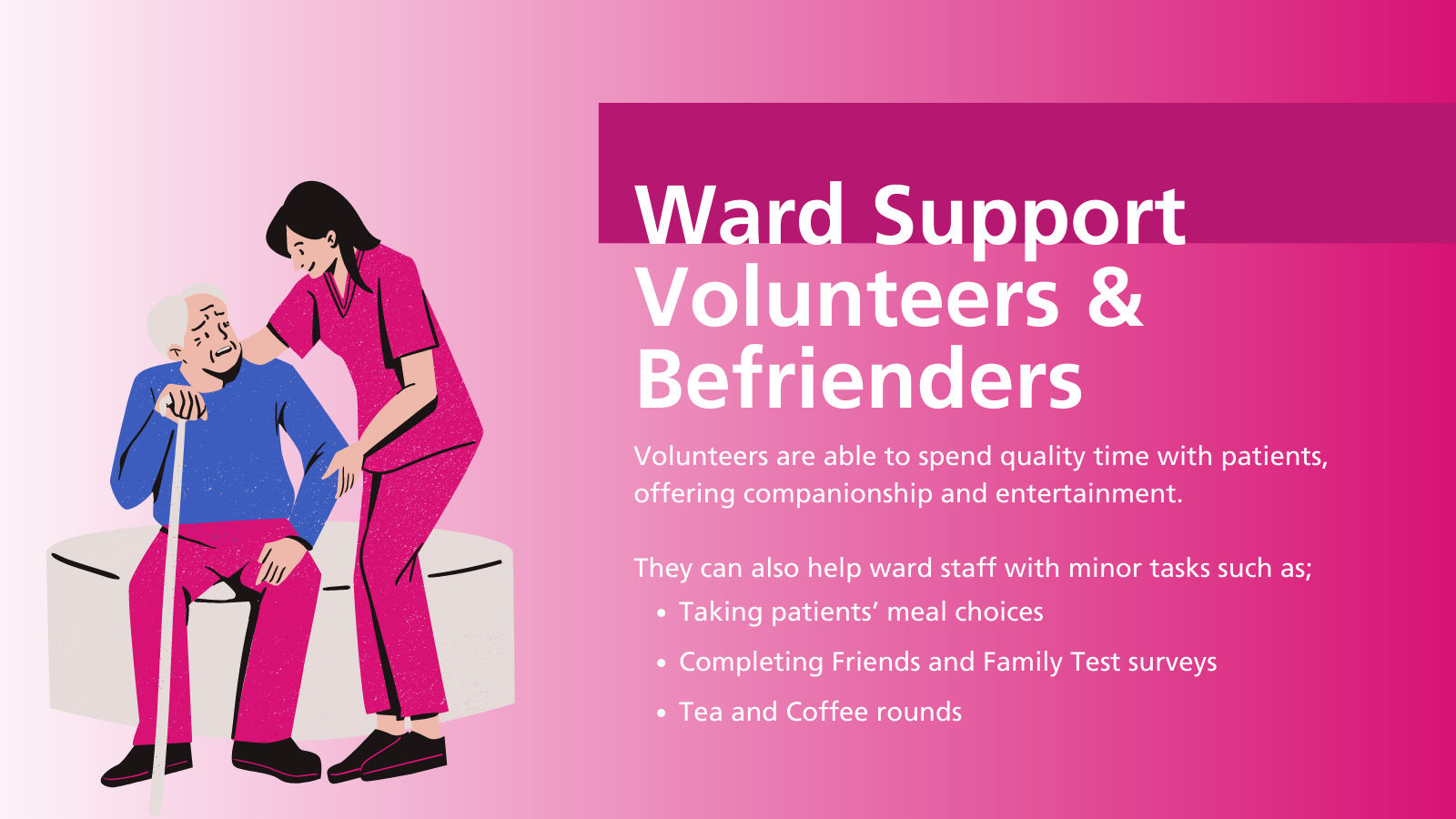 Patient Support Volunteer - Ogden Court Community Hospital, Wymondham