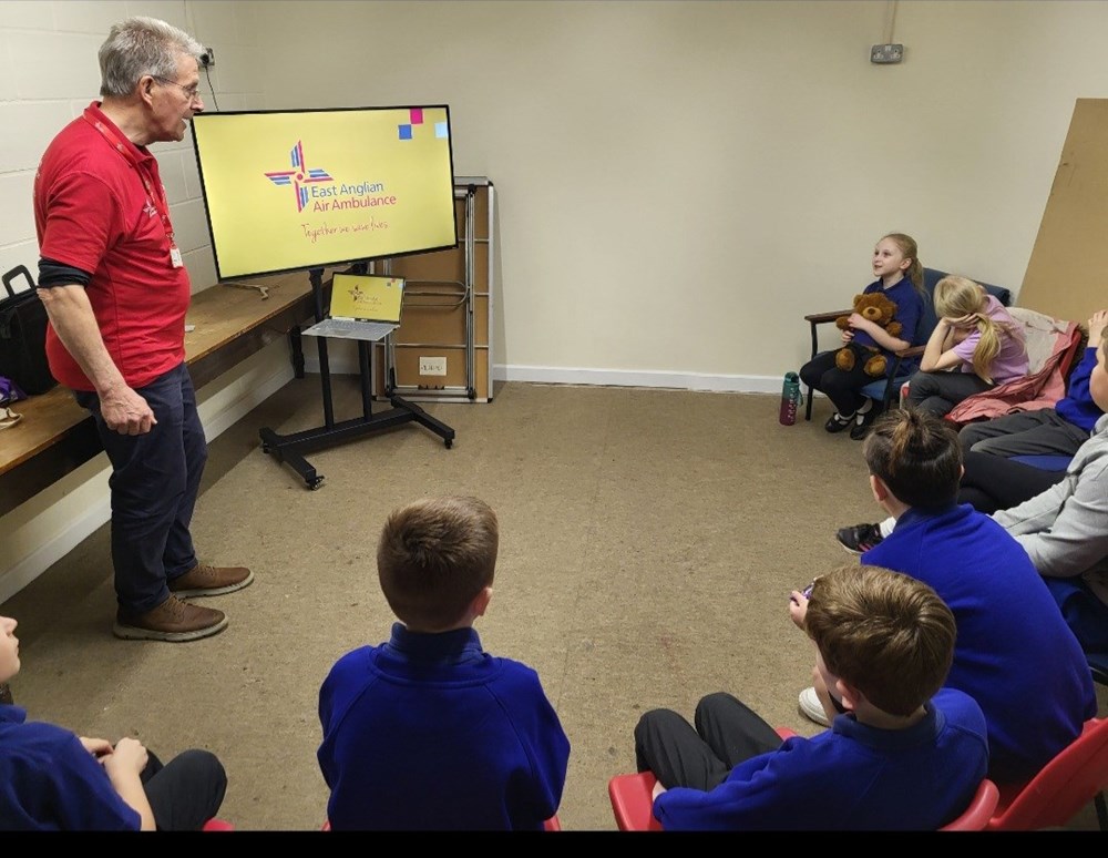 East Anglian Air Ambulance Challenge Badge Volunteer