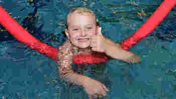 1 op 1 begeleiding van kinderen met handicap bij zwemles