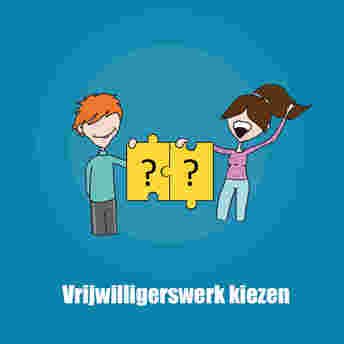 Illustratie: tekenaardig Heuvelrug Doet vrijwilligerswerk kiezen