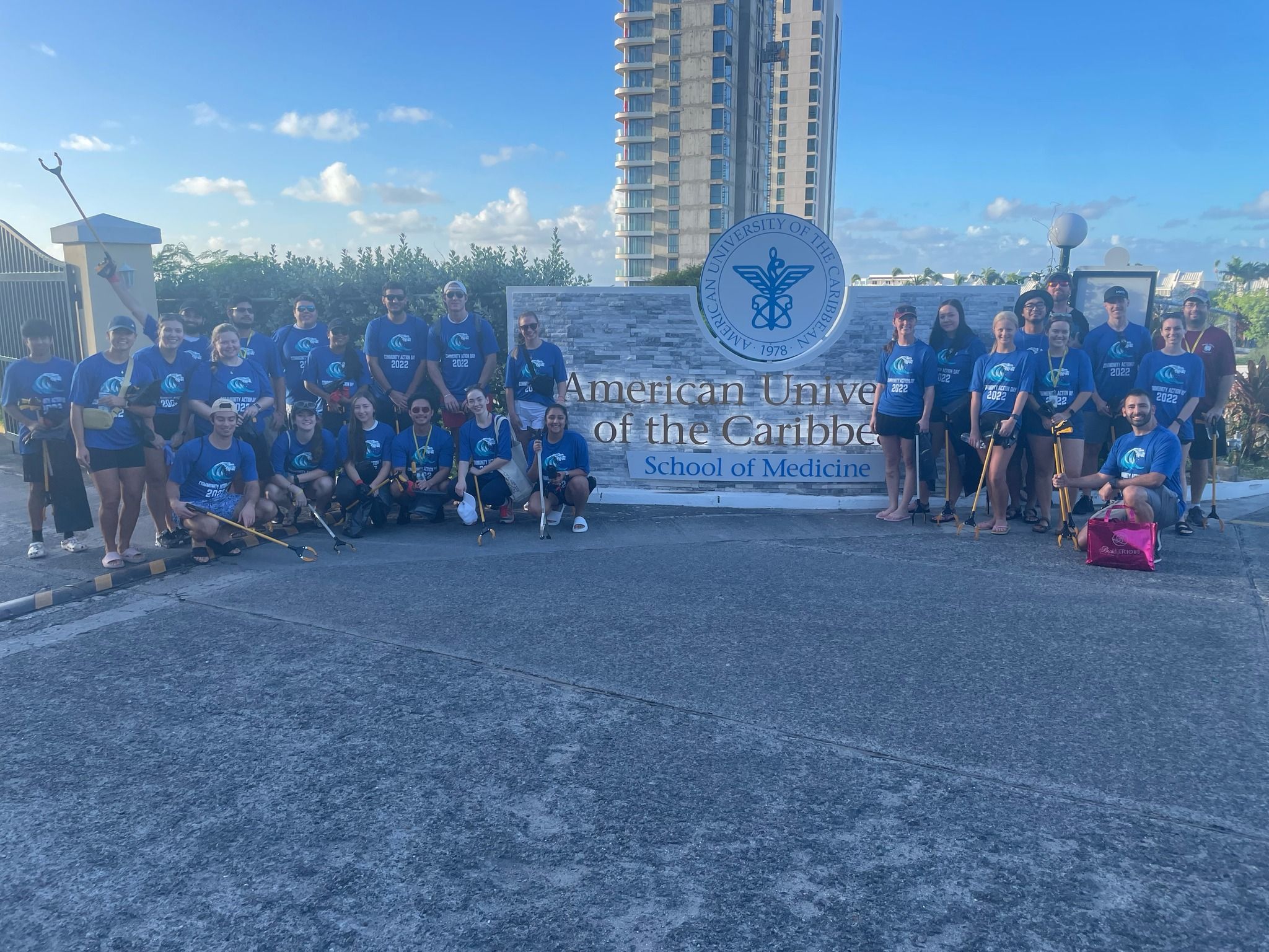 Phi Chi Mullet Bay Beach Cleanup