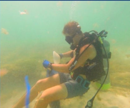 Simpson Bay Underwater Dive Cleanup