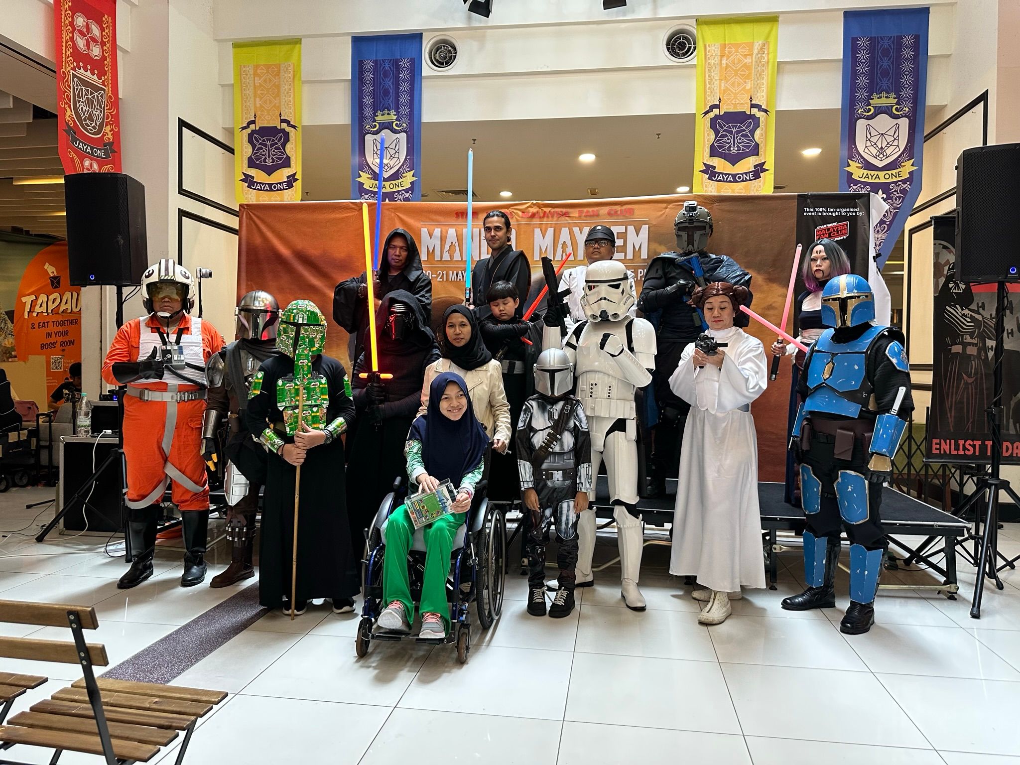 Volunteer for GAPS at Star Wars' Festival of the Force event