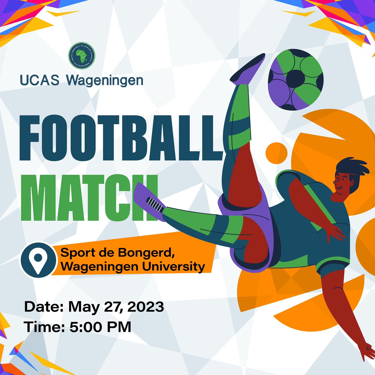 Voetbalwedstrijd African Day 2023