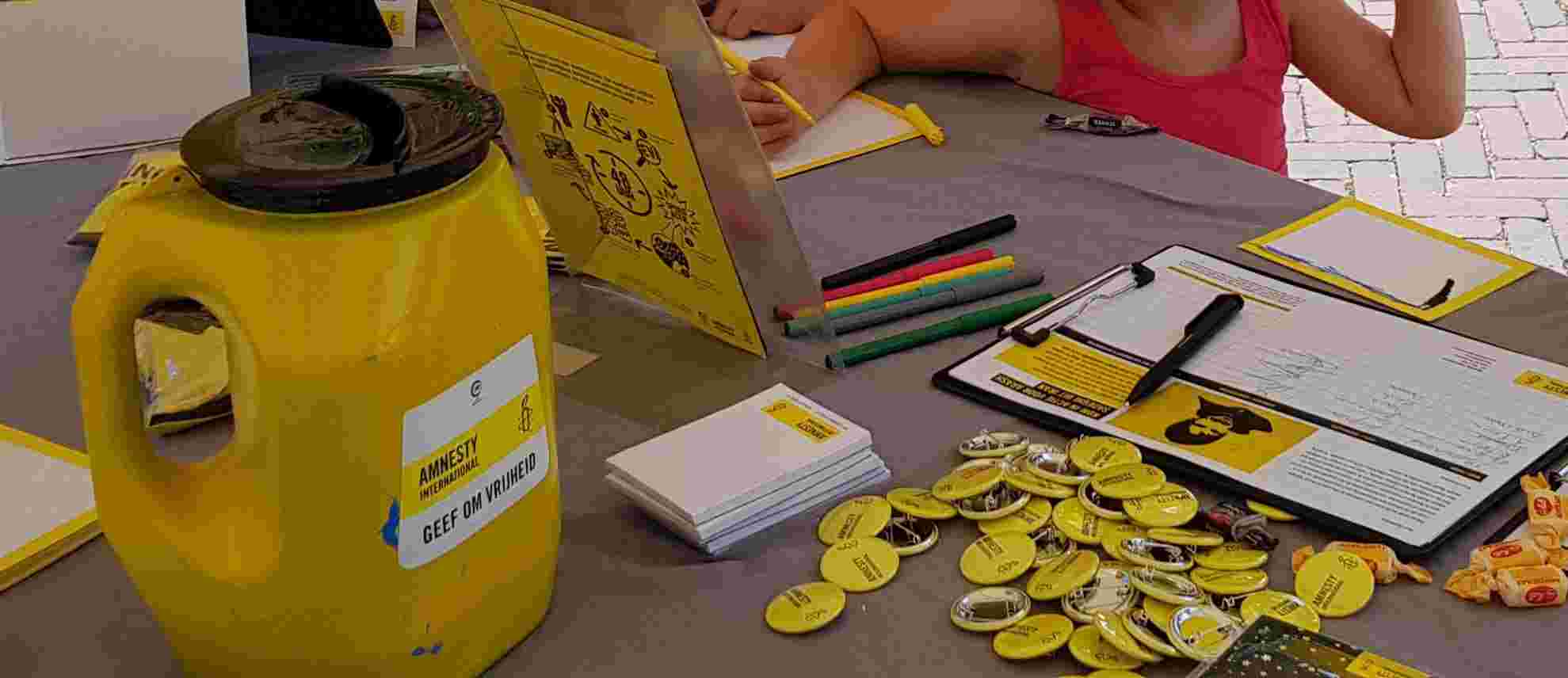 Jaarlijkse collecte voor vrijheid