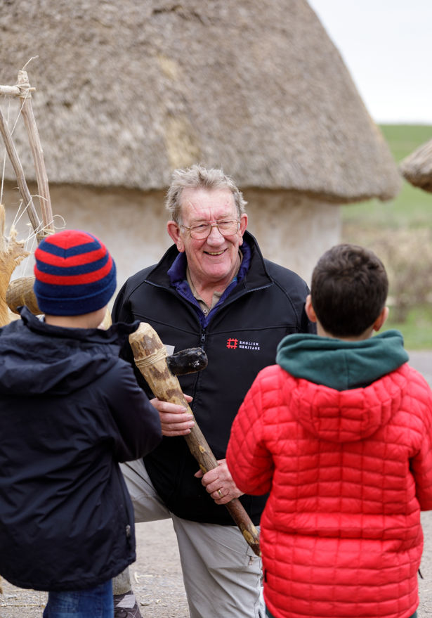 Grimes Graves Handling Collection Volunteer 
