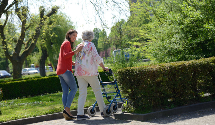 samen een blokje om wandelen