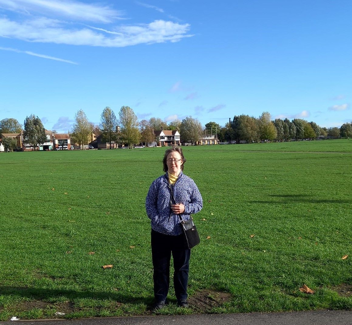 Amy CCVS Volunteer in the field