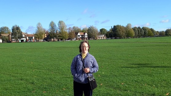 Amy CCVS Volunteer in the field
