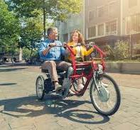 Er op uit, fietsen met de duofiets