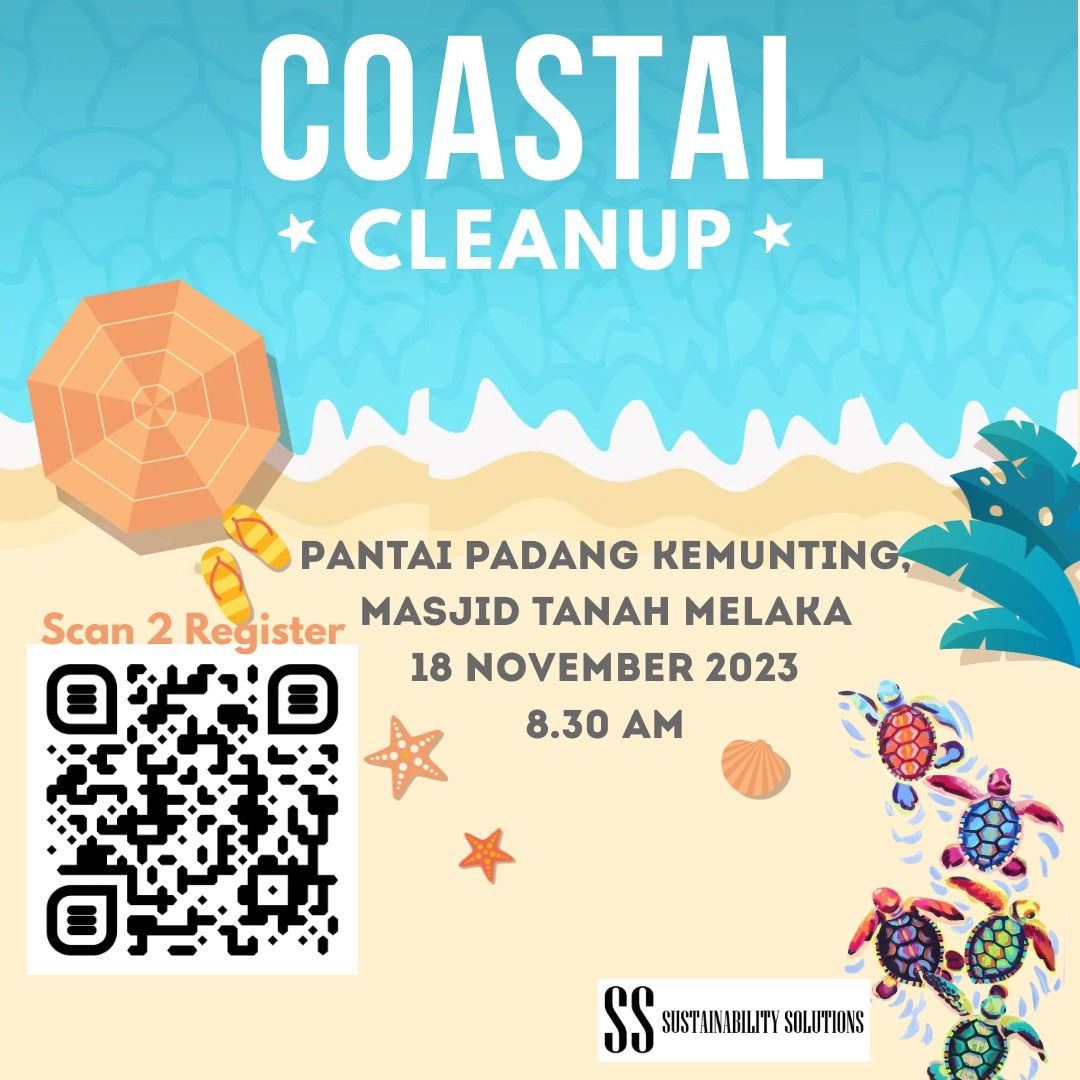 Costal Cleanup: Pantai Padang Kemunting, Melaka