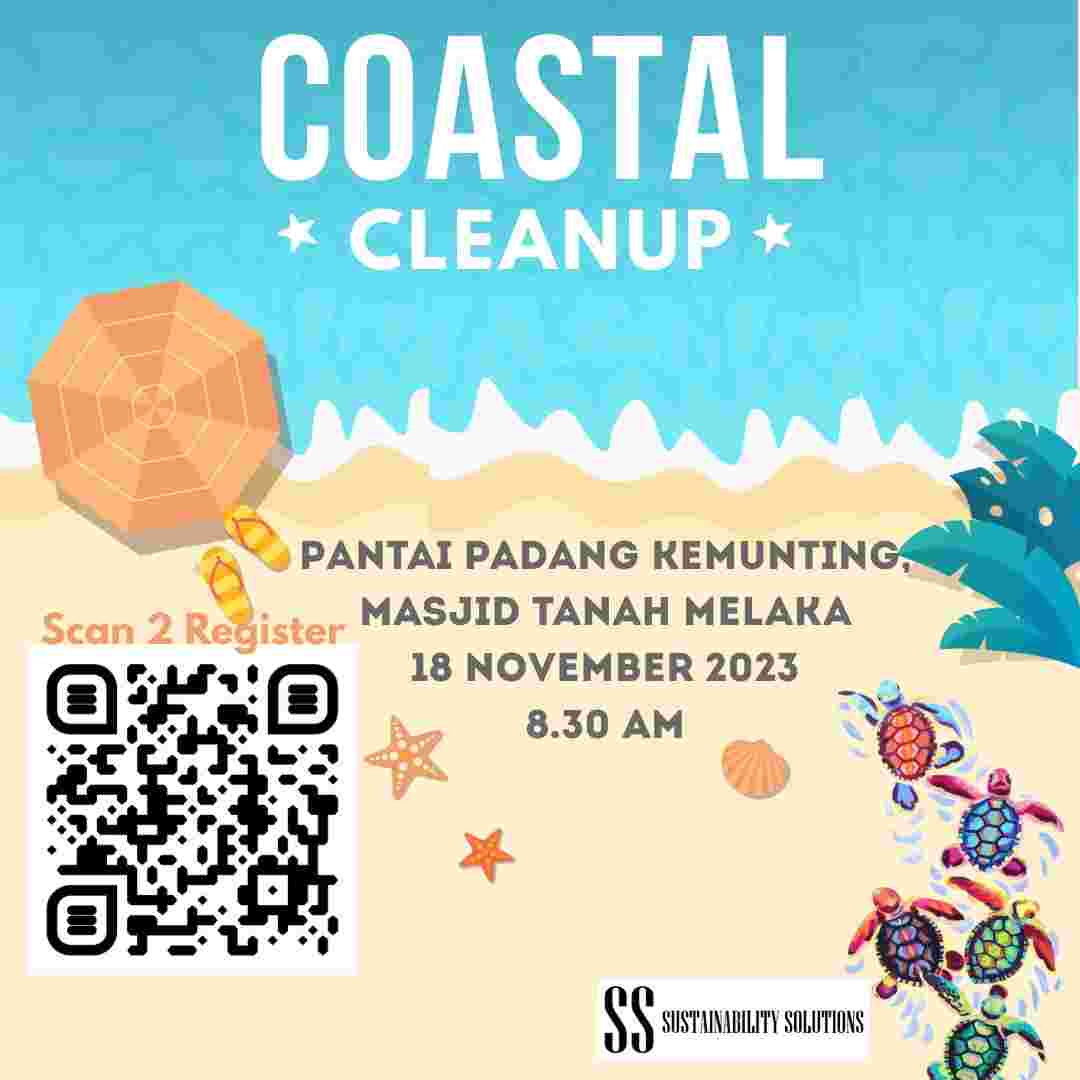 Costal Cleanup: Pantai Padang Kemunting, Melaka