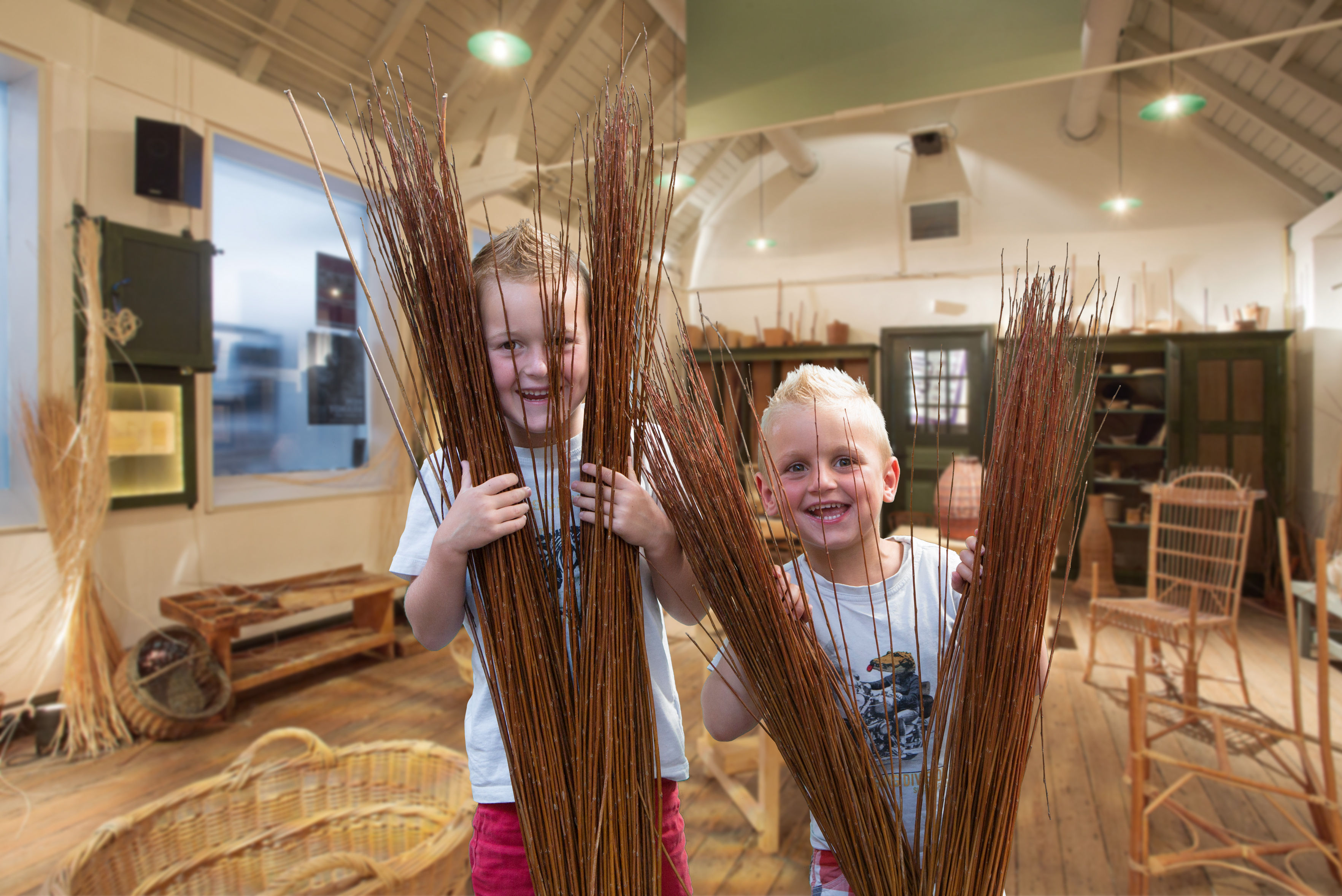 Gastvrouw of gastheer voor het Vlechtmuseum (en Cultuurplein)