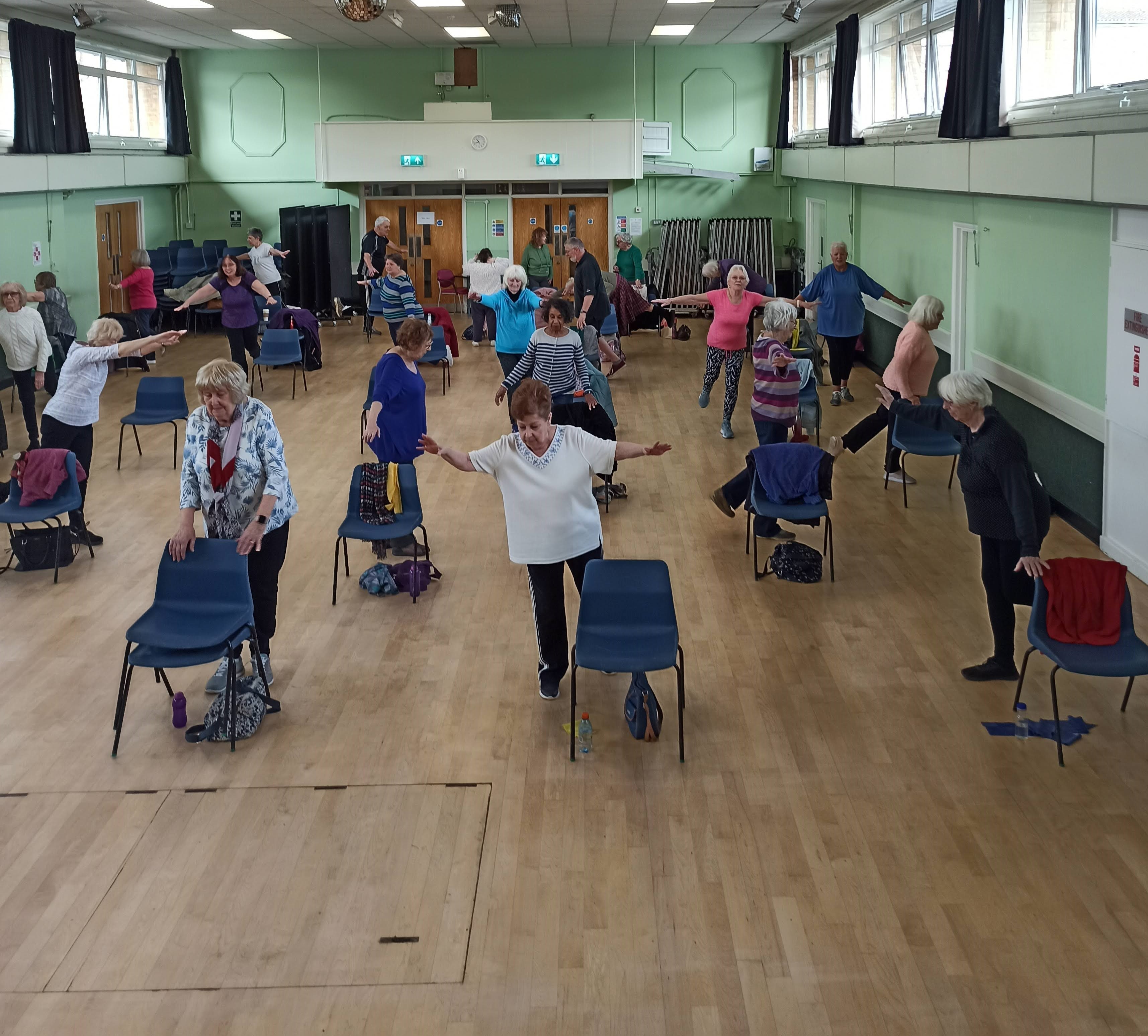 Strength and balance class helper