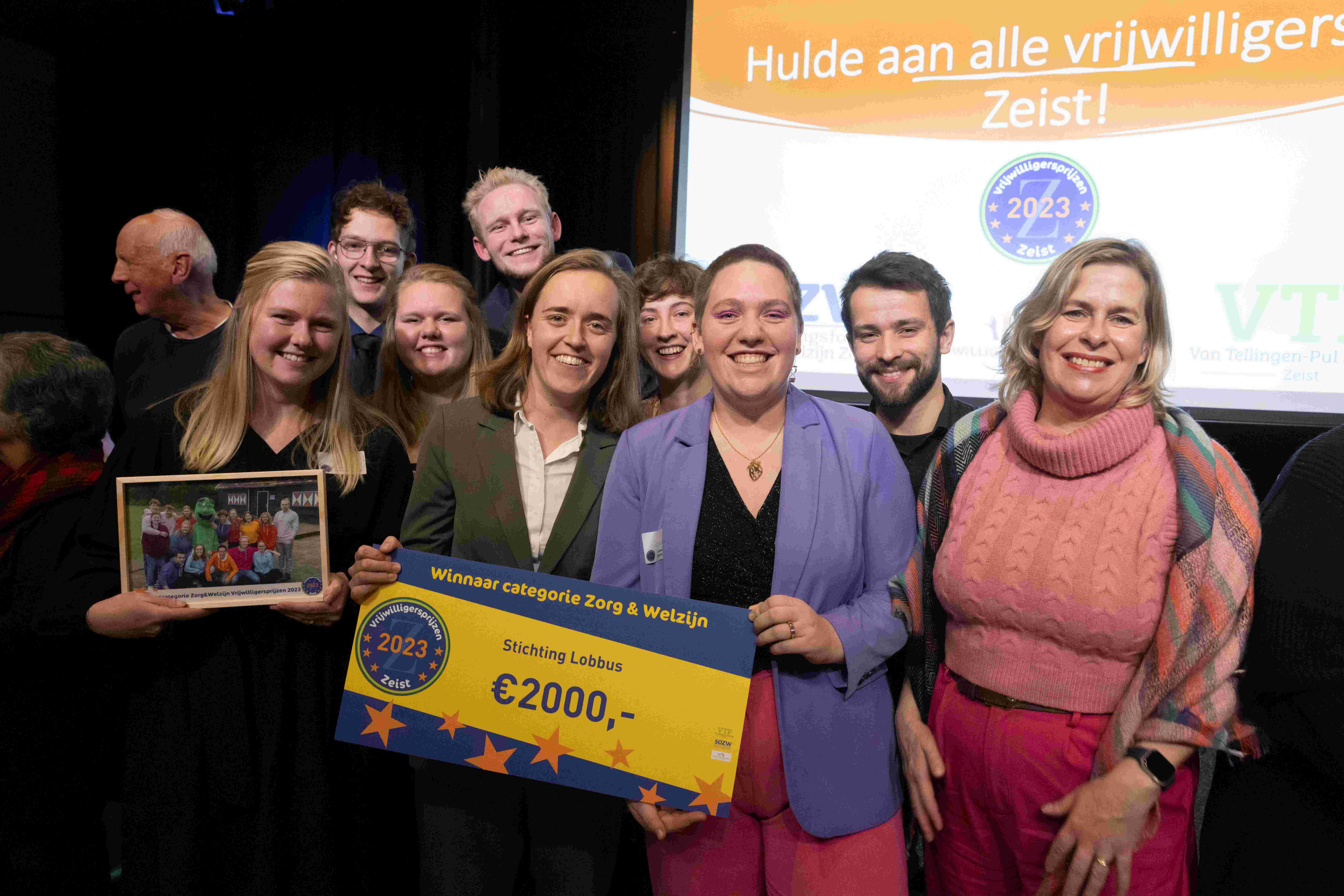 Helpen bij uitreiking van de Zeister Vrijwilligersprijzen (CLZ 3e klas)