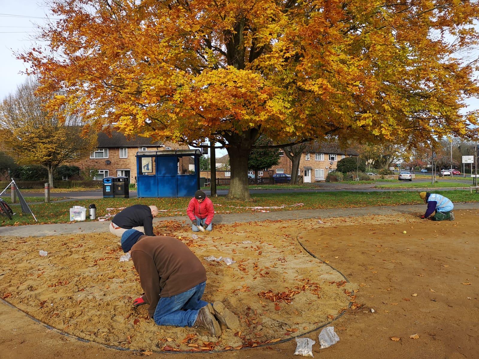 Planting a new pocket garden
