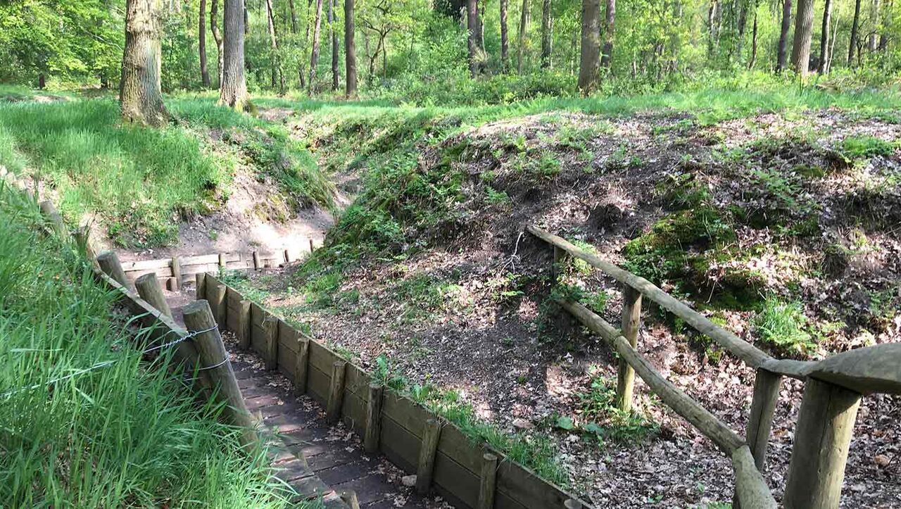 Fietsroutecontroleur: Ijzeroer en oorlog in het Bergherbos kinderroute