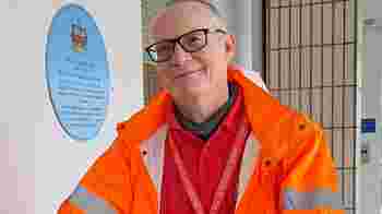 Wheelchair volunteer