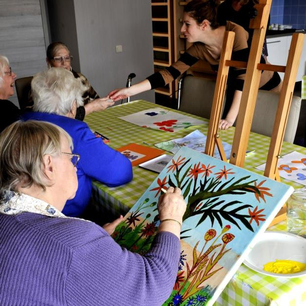 Help mee op donderdag bij de schilderclub in Oversingel