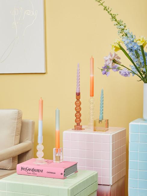 Van bestaande kaarsen nieuwe kaarsen maken