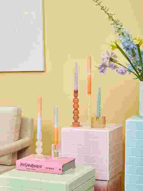 Van bestaande kaarsen nieuwe kaarsen maken