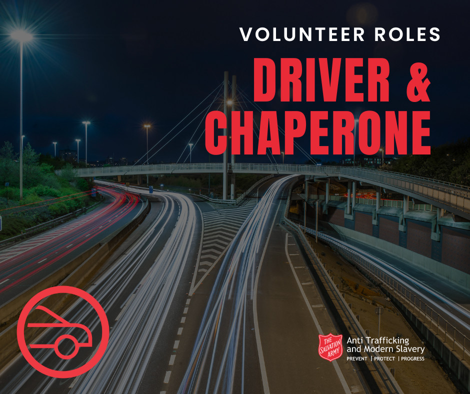 Modern Slavery Transport Volunteer Chaperone