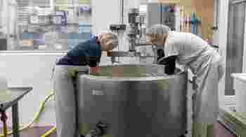 Kaas- en zuivel maken op de boerderij