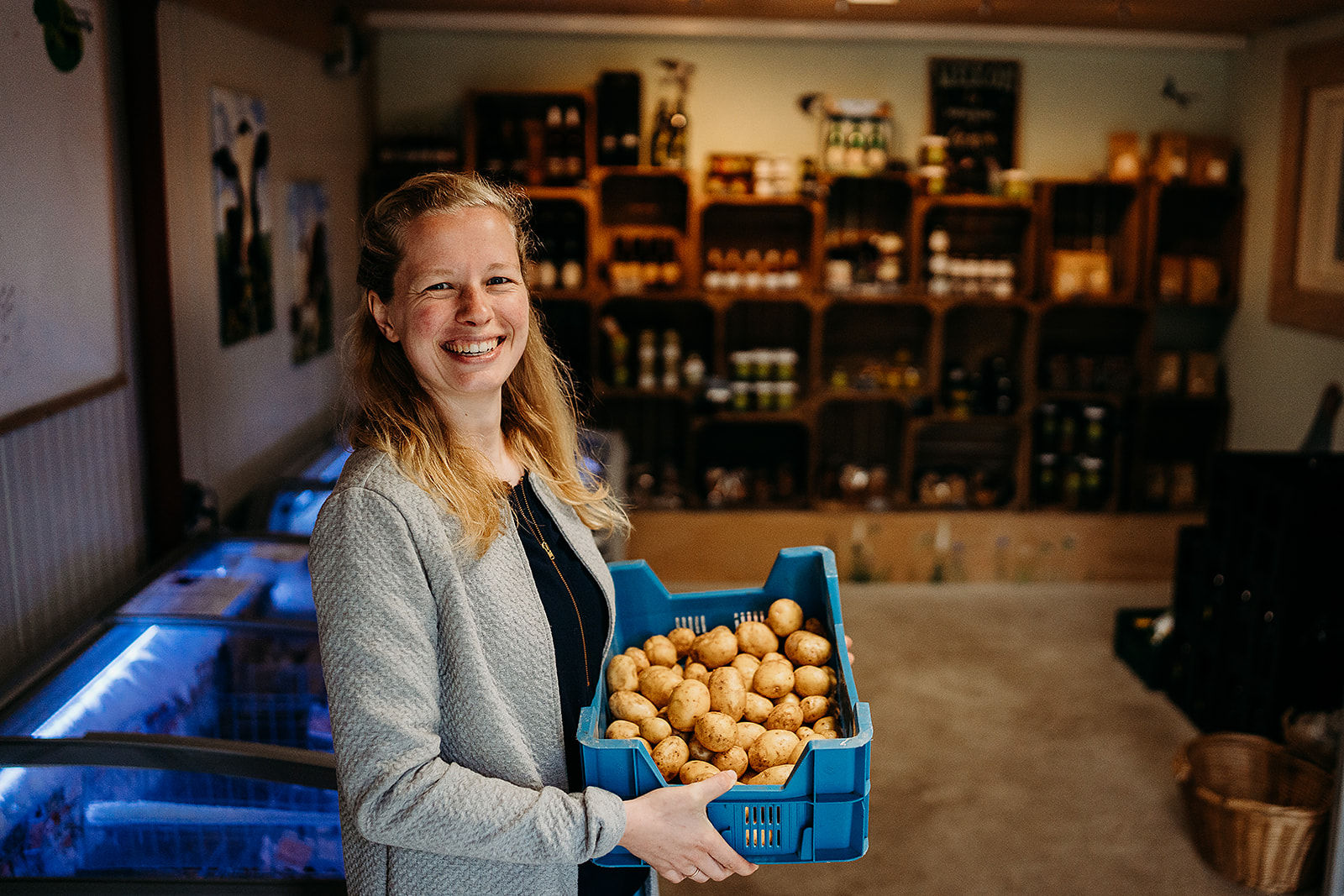 Boerderijwinkels bevoorraden