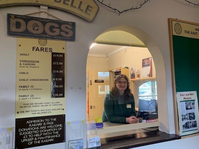 Ticket Office Assistant at the East Somerset Railway 